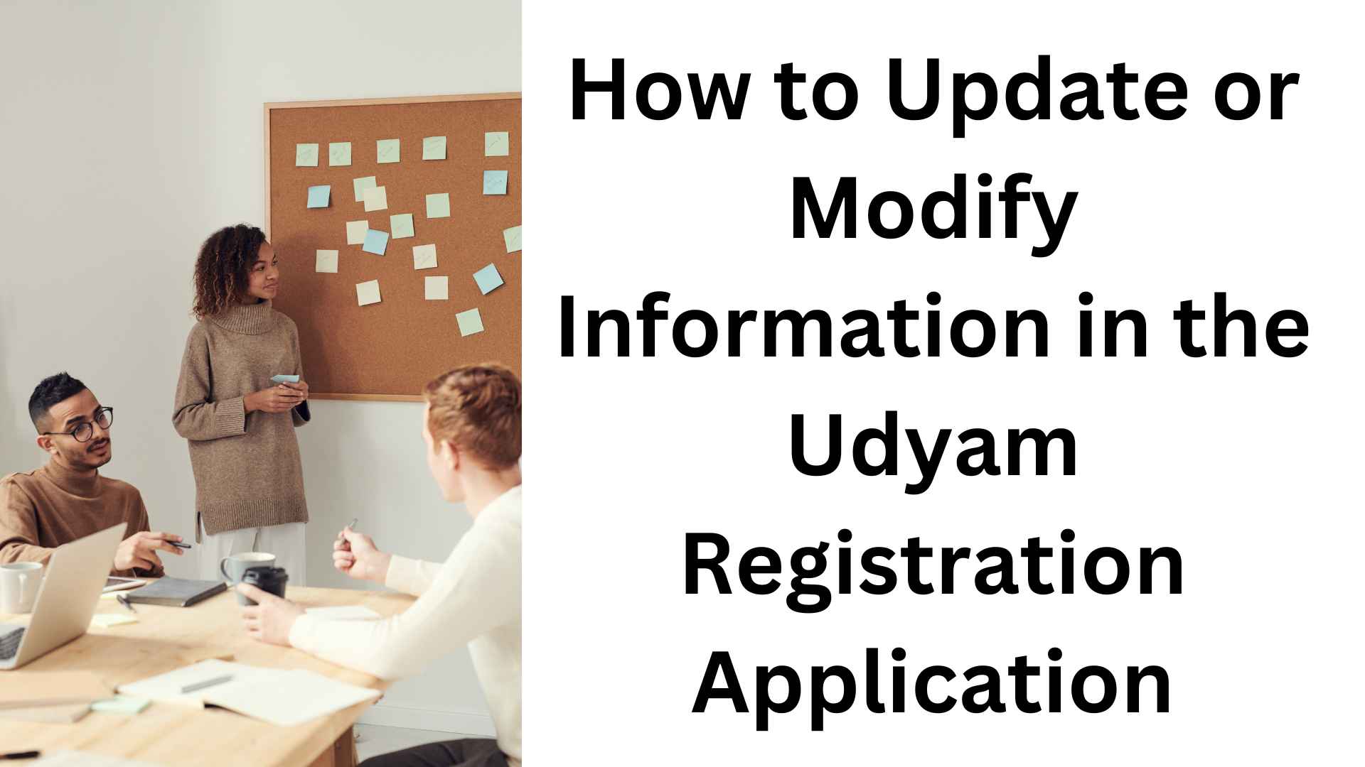 How to Update or Modify Information in the Udyam Registration Application