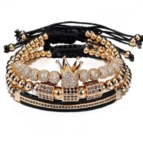 Luxury-Crown-Ball-Bracelet-Mens-Fashion