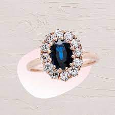 sapphire engagement rings Hatton garden