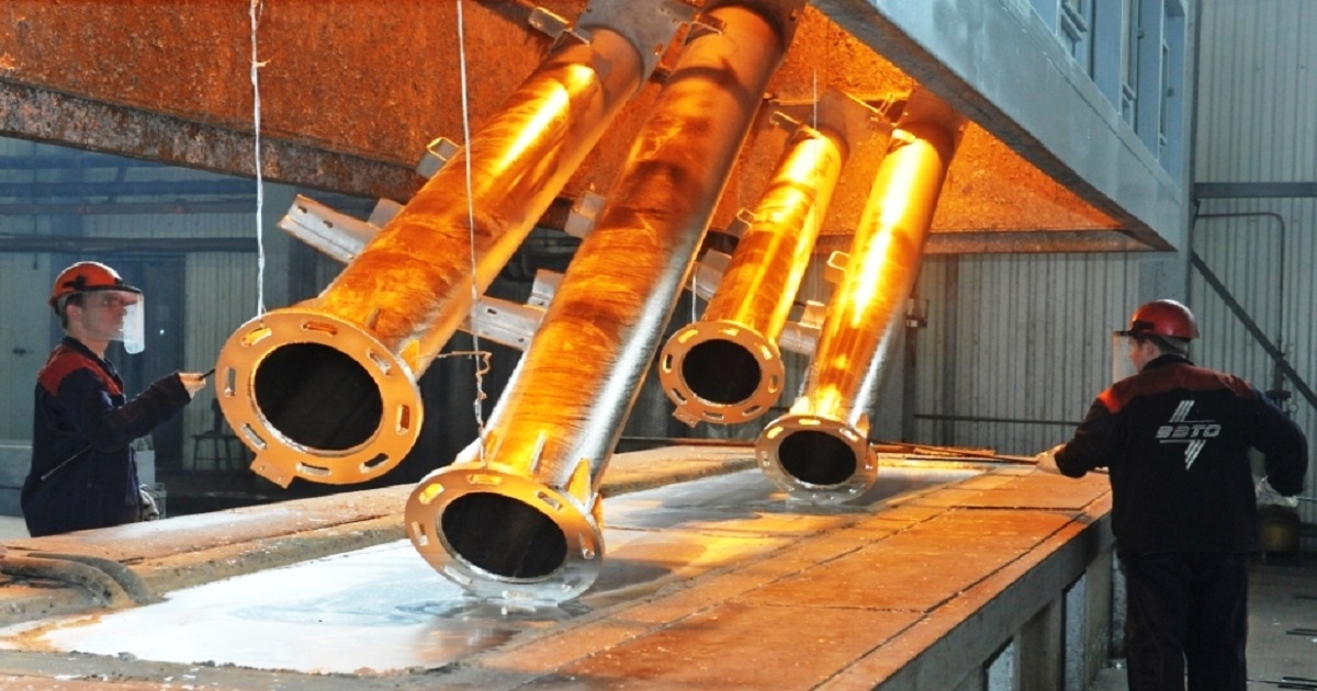 An image of Hot Dip Galvanization