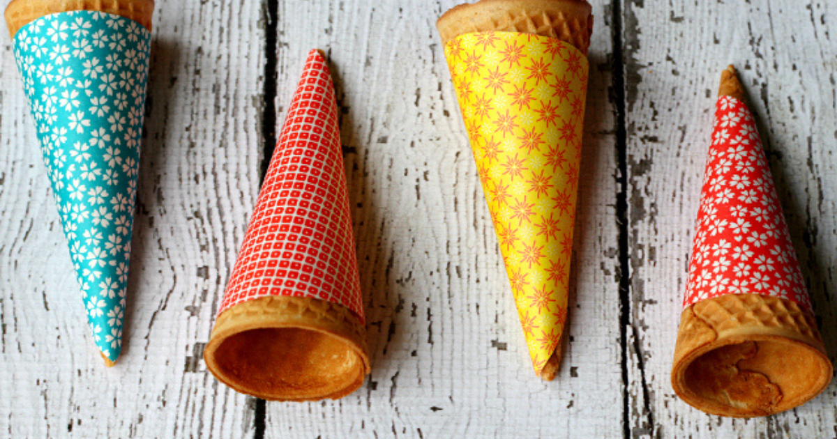 ice cream cone sleeve