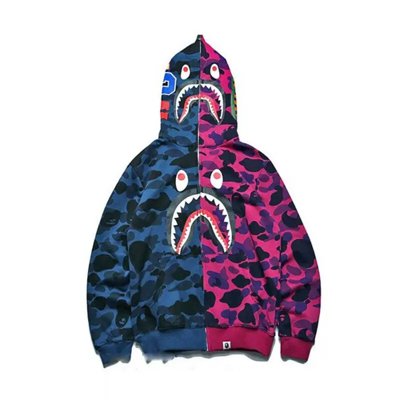 Camouflage-Embroidered-Head-Bape-Shark-Hoodie