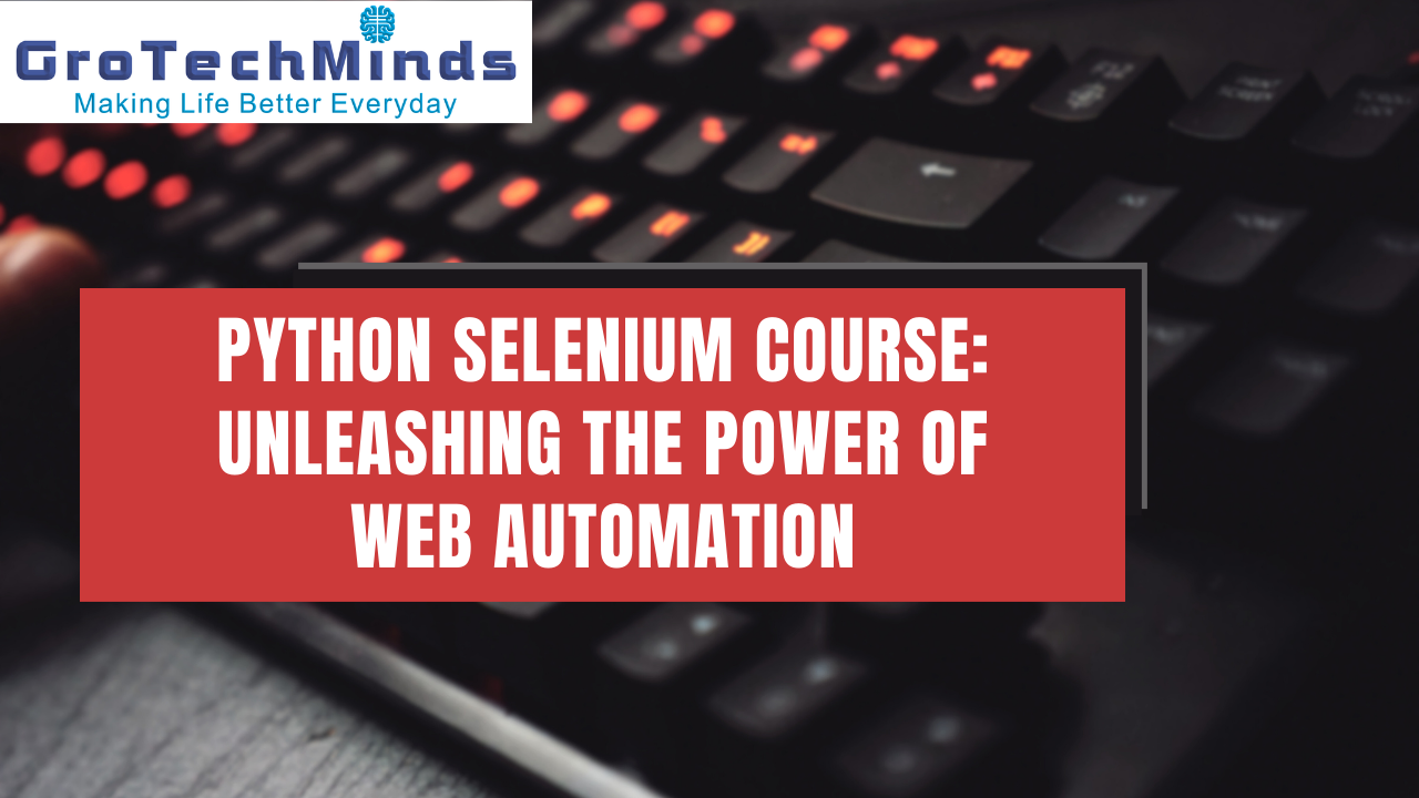 Automation testing with selenium online course